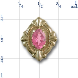 80883 Pink Tourmaline Bracelet Slide 